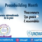 Célébrez la journée internationale de la Paix avec le ROAJELF